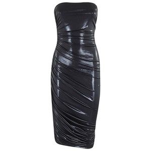 Norma Kamali Strapless Diana Dress To Knee - NWT